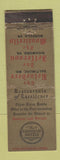 Matchbook Cover - Consolvo Hotels Baltimore MD Richmond Norfolk VA WEAR