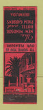 Matchbook Cover - New Windsor Hotel Bermuda WEAR