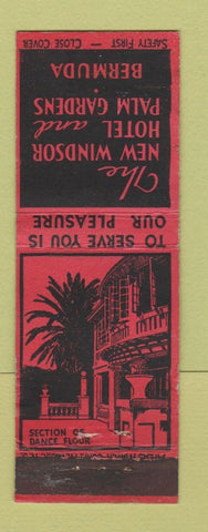 Matchbook Cover - New Windsor Hotel Bermuda WEAR