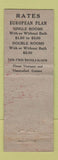 Matchbook Cover - New Windsor Hotel Bermuda WEAR