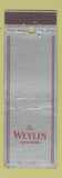 Matchbook Cover - Weylin Hotel New York City #1