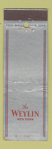 Matchbook Cover - Weylin Hotel New York City #1