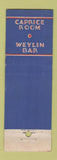 Matchbook Cover - Weylin Hotel New York City #1