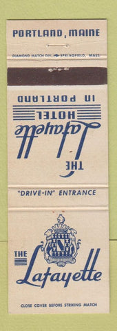 Matchbook Cover - Lafayette Hotel Portland ME