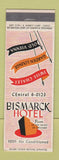 Matchbook Cover - Bismarck Hotel Chicago IL