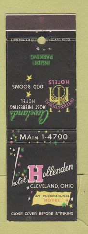 Matchbook Cover - Hotel Hollenden Cleveland OH