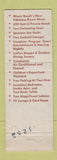 Matchbook Cover - Desert Inn Miami Beach FL