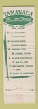 Matchbook Cover - Tamanaca Motel New Orleans LA