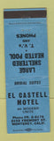Matchbook Cover - El Castell Motel Monterey CA