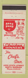 Matchbook Cover - Chef's Den Santa Barbara CA
