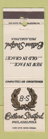 Matchbook Cover - Bellevue Stratford Hotel Philadelphia PA WEAR