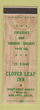 Matchbook Cover - Clover Leaf Inn San Jose CA