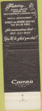 Matchbook Cover - Helm Restaurant Holiday Inn Portsmouth NH black