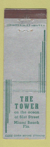 Matchbook Cover - The Tower Miami Beach FL WEAR