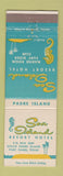 Matchbook Cover - Sea Island Resort Hotel Port Isabel TX seahorse