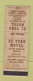 Matchbook Cover - El Toro Motel Salinas CA