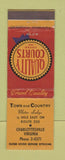 Matchbook Cover Quality Courts Motel Town Country Motor Lodge Charlottesville VA
