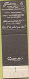 Matchbook Cover - Helm Restaurant Holiday Inn Portsmouth NH red