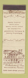 Matchbook Cover - Williamsburg Inn VA WEAR