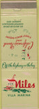 Matchbook Cover - Ken Niles Villa Marina Newport Beach CA