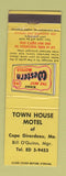 Matchbook Cover - Town House Motel Cape Girardeau MO Best Western