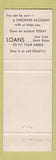 Matchbook Cover - 1st NATional Bank Wood River