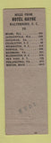 Matchbook Cover - Hotel Hayne Walterboro SC