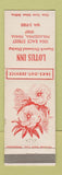 Matchbook Cover - Lotus Inn Philadelphia PA Chinese Restaurant WEAR