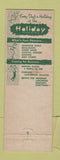 Matchbook Cover - Holiday Motor Hotels Harrisburg PA