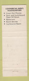 Matchbook Cover - Jan Lin Motor Inn Rogers AR
