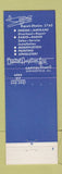 Matchbook Cover - Capitol Aviation Inc Springfield IL Hertz Car Rentals