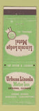 Matchbook Cover - Urbana Lincoln Motor Inn Urbana IL Quality Courts