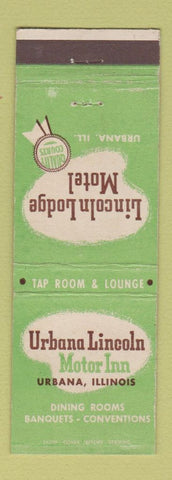 Matchbook Cover - Urbana Lincoln Motor Inn Urbana IL Quality Courts