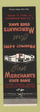 Matchbook Cover - 1st Merchants State Bank St Paul MN