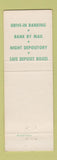 Matchbook Cover - Robstown National Bank TX