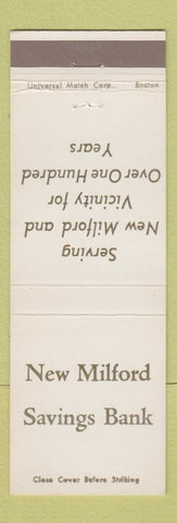 Matchbook Cover - New Milford Savings Bank MA
