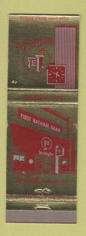 Matchbook Cover - 1st National Bank McAlester OK