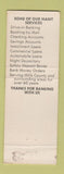 Matchbook Cover - Mills County State Bank Goldthwaite TX