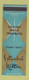 Matchbook Cover - Istanbul Hilton Hotel Turkey 1955 Opening