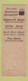 Matchbook Cover - Mount Royal Manor Miami Beach FL