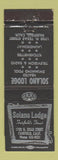 Matchbook Cover - Solano Lodge Fairfield CA WEAR
