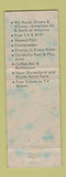 Matchbook Cover - Americana Motel Anaheim CA WEAR