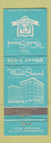 Matchbook Cover - Wendell Sherwood Hotel Pittsfield MA WEAR