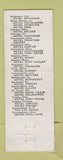 Matchbook Cover - Hotel Melbourne St Louis MO Albert Pick