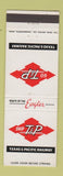 Matchbook Cover - Texas and Pacific Railroad Route of the Eagles