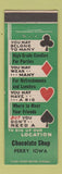 Matchbook Cover - Chocolate Shop Perry IA
