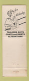 Matchbook Cover - Trajes Petronio Men's Clothes Matamoros Mexico