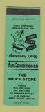 Matchbook Cover - Men's Store Clothes Port Isabel TX GREEN
