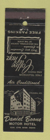 Matchbook Cover - Daniel Boone Motor Hotel Columbia MO
