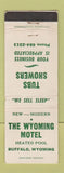 Matchbook Cover - Wyoming Motel Buffalo WY